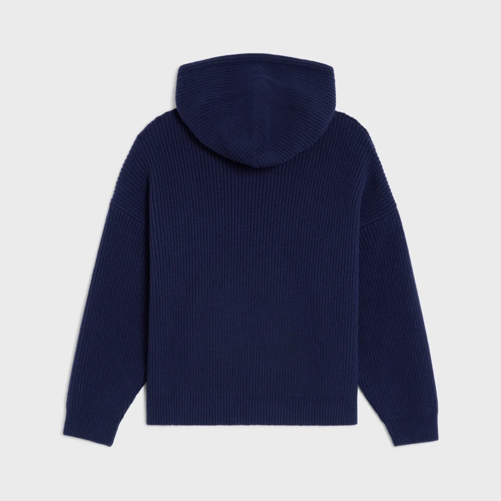 celine navy hooded sweater