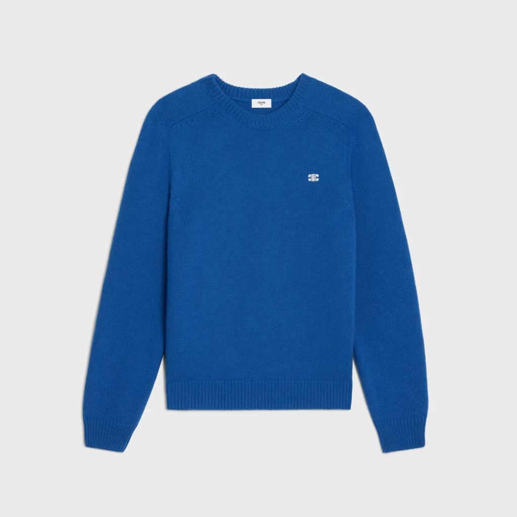 celine royal blue sweater