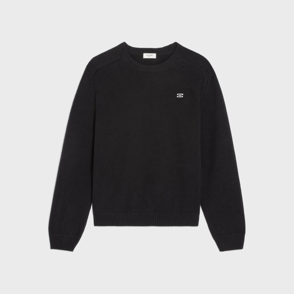 celine black sweater
