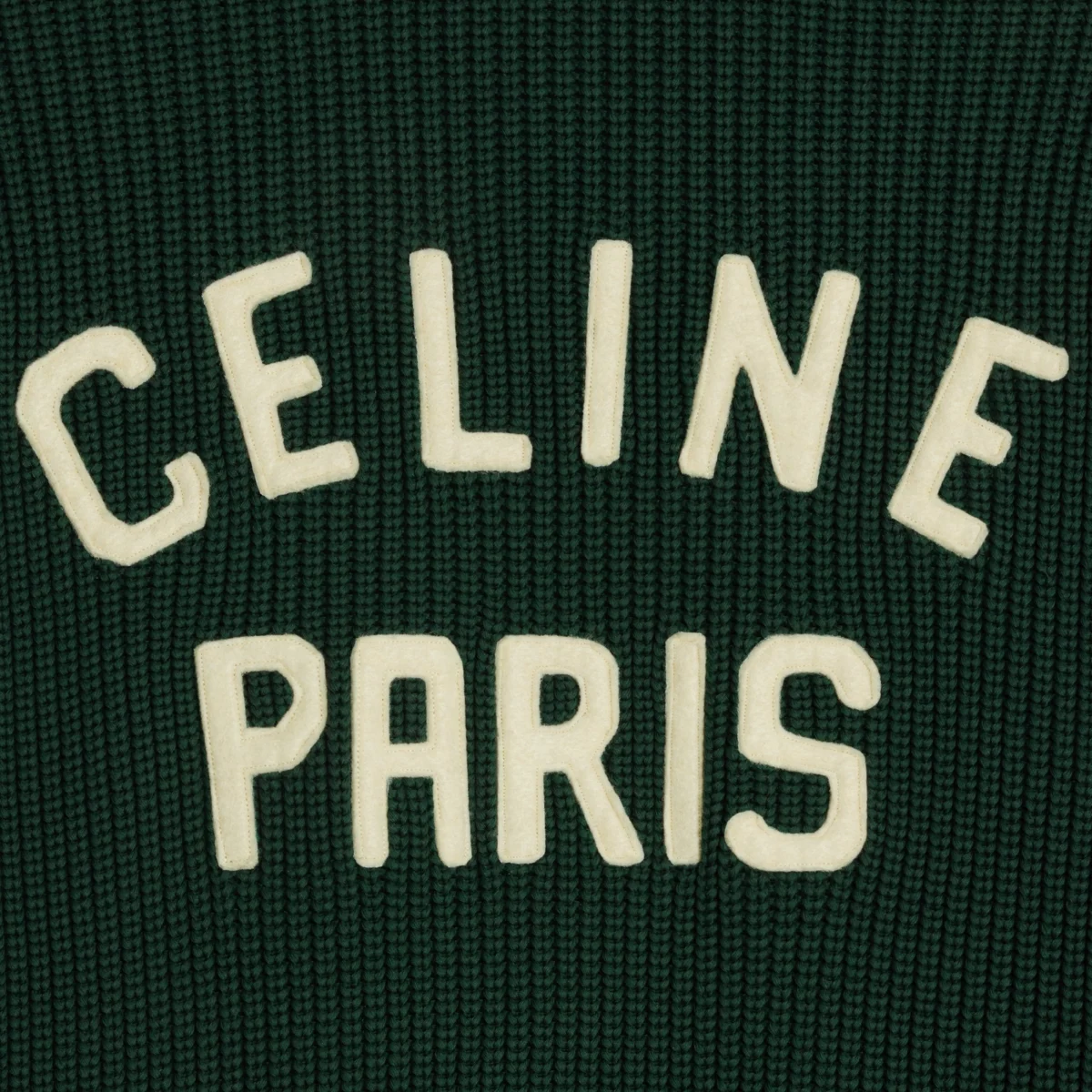 celine green sweater