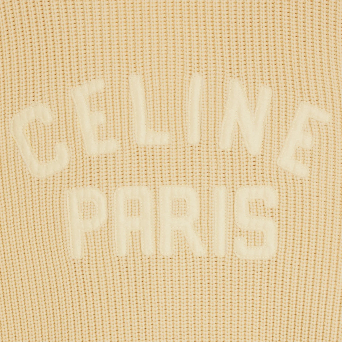 celine off white beige sweater