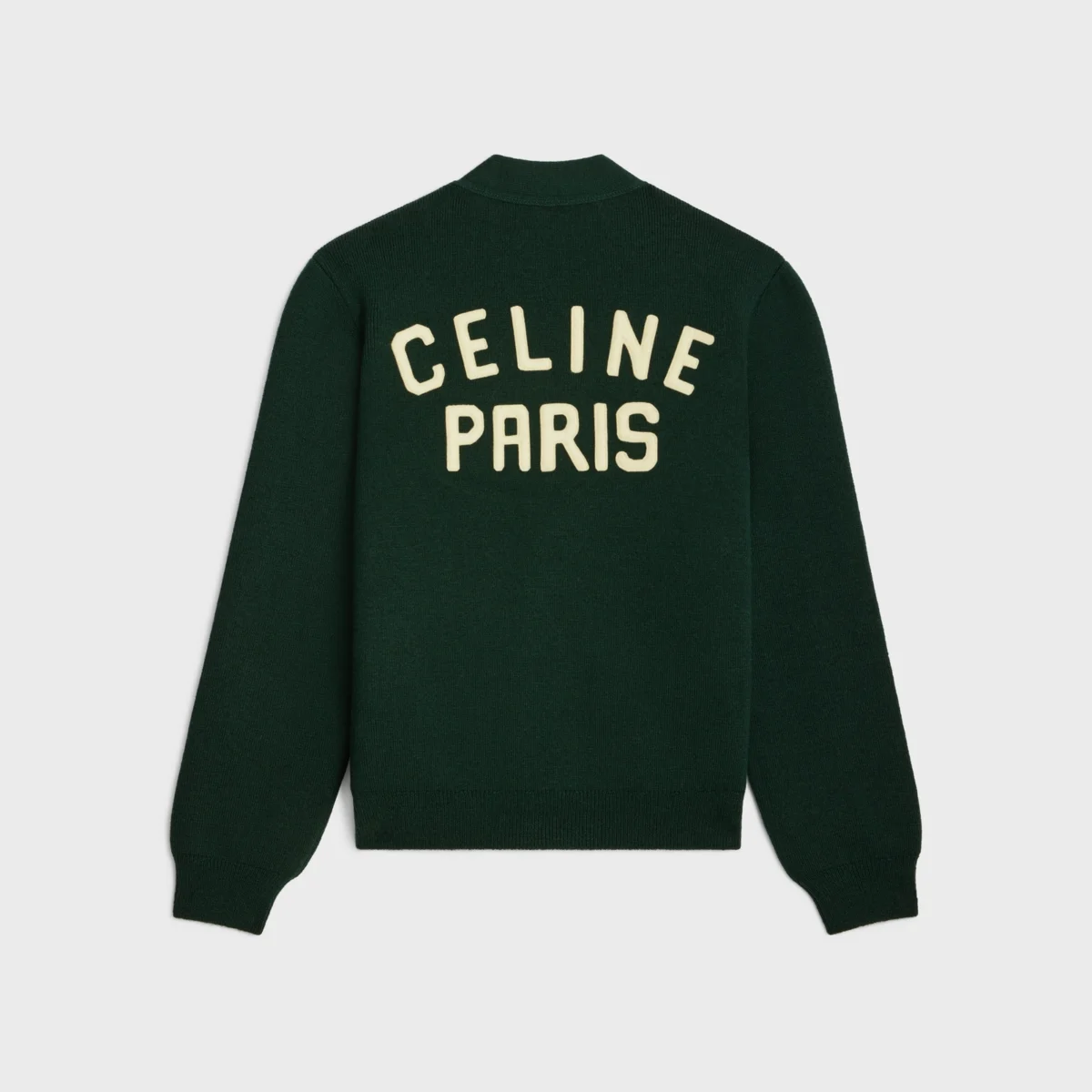 celine green sweater