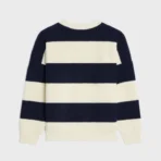 SWEATER IN STRIPED COTTON