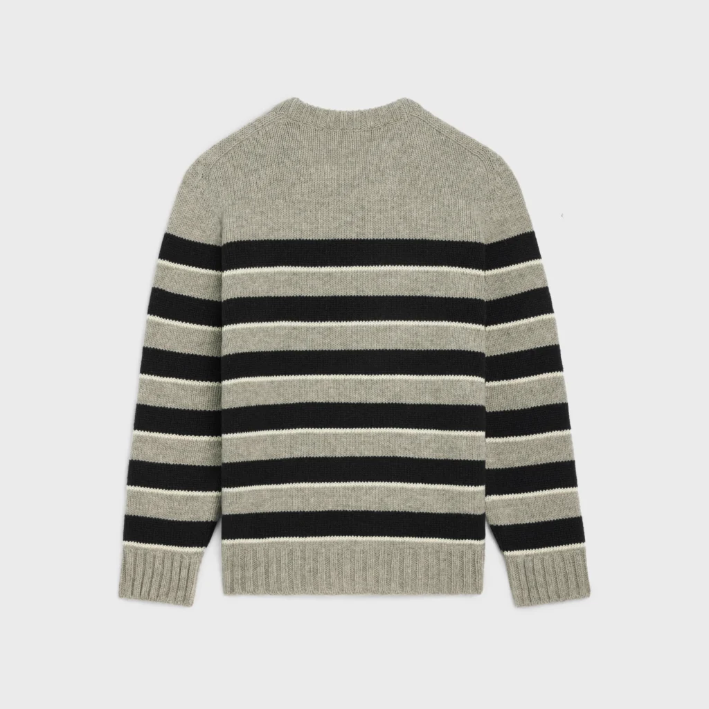 celine black grey sweater