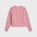 celine pink sweater
