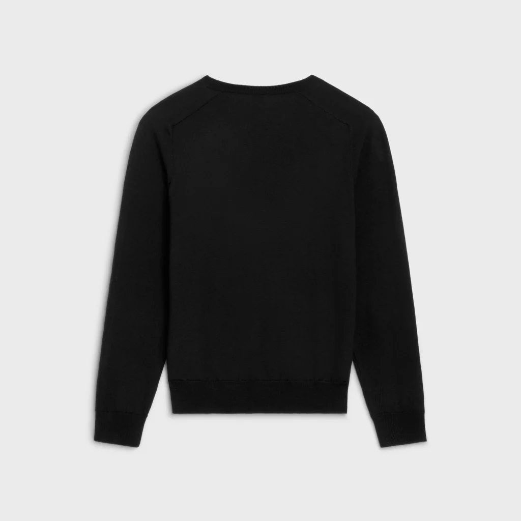 celine black sweater