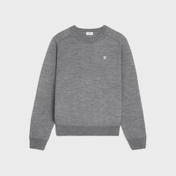 celine white grey sweater