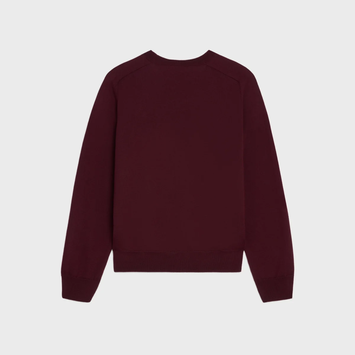 celine burgundy sweater