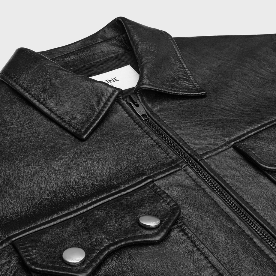 Leather Cline Jacket