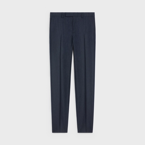 CLASSIC STRIPED FLANNEL PANTS NAVY/CRAIE