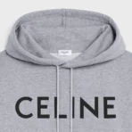 celine light gray hoodie