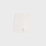 celine cream shorts